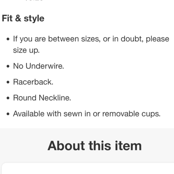 Calypsa - Women's Tie Dye Plus Size Racerback Swim Bra Sz. 1X NWT - Picture 5 of 10